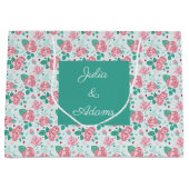 グリーンローズギフトバッグ ラージペーパーバッグ (正面)