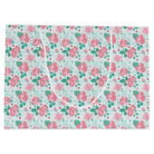 グリーンローズギフトバッグ ラージペーパーバッグ (裏面)