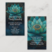 グリーンロータスカウンセリングセラピー心理療法 名刺 (正面/裏面)