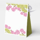 グリーンロータスリリー結婚フラワーズインディアン フェイバーボックス (裏面サイド)