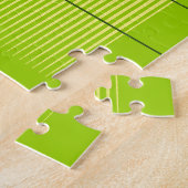 グリーンロータス忍耐力とレジリエンスのシンボルフローラ ジグソーパズル (側面)