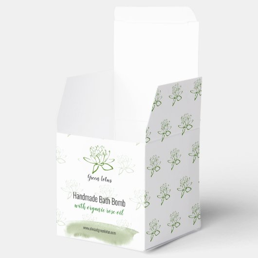 グリーンロータス美しい気に皮装箱 フェイバーボックス (オープン)