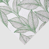 グリーンローレルリーフの植物パターン 薄葉紙 (詳細)