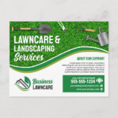 グリーンローンケア造園ガーデン気にロンウィング ポストカード (正面)