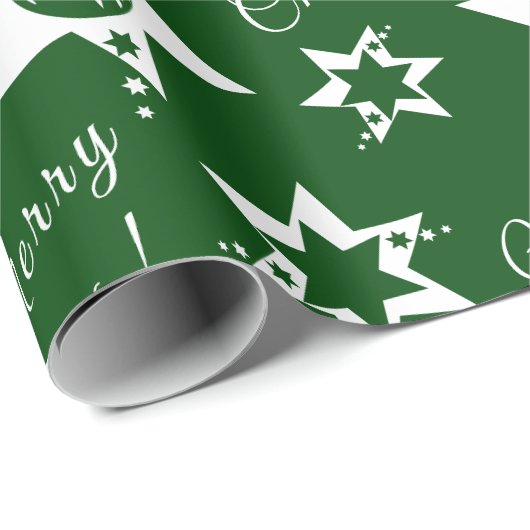 グリーンローンサー気にビスロゴメリークリスマス ラッピングペーパー (ロールコーナー)