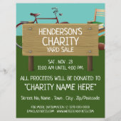 グリーンローンチャリティヤードセールイベント広告ズ チラシ (正面)