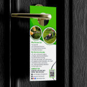 グリーンローン気に造園モウマルチングサービス ドアノブサイン