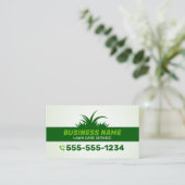 グリーンロ気にーン&造園サービスグラスフィールド 名刺 (スタンド正面)