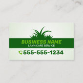 グリーンロ気にーン&造園サービスグラスフィールド 名刺 (正面)