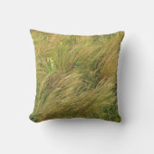 グリーンワイルドグラスの質感・自然&風の夏 アウトドアクッション (正面)