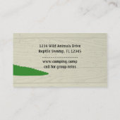 グリーンワニ 名刺 (裏面)