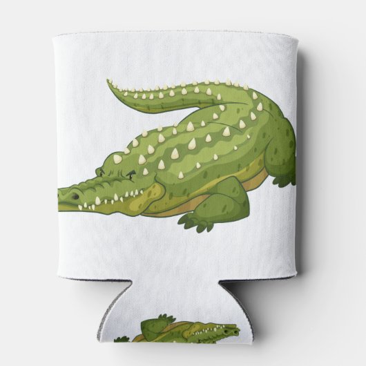 グリーンワニ 缶クーラー (裏面)