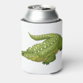 グリーンワニ 缶クーラー (缶裏面)