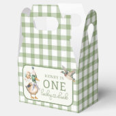 グリーンワンラッキーダックバルーン誕生日お願いボックス フェイバーボックス (オープン)