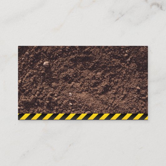 グリーンワークトラック建築 | 汚れ 名刺 (裏面)