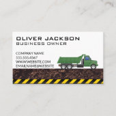 グリーンワークトラック建築 | 汚れ 名刺 (正面)