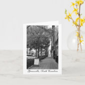 グリーンヴィルの都心の通り カード (黄色い花)