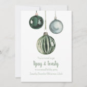 グリーンヴィンテージオーナメントティプシー&トーストパーティー シーズンカード (正面)