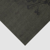 グリーンヴィンテージグランジスカルクロスボーンハロウィーン 薄葉紙 (詳細)