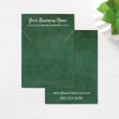 グリーンヴィンテージグランジネックレスホルダー表示カード (デスク)