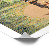 グリーンヴィンテージビクトリアンスタイルマナー ポスター (角)