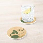 グリーンヴィンテージ蓄音機 コースター (側面)