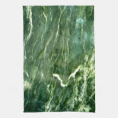 グリーンヴェルデアルピマーブル キッチンタオル (縦)