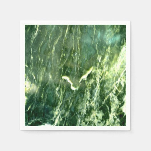 グリーンヴェルデアルピマーブル スタンダードカクテルナプキン (正面)