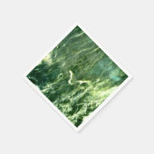 グリーンヴェルデアルピマーブル スタンダードカクテルナプキン (角)