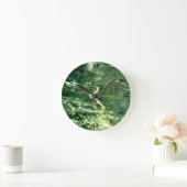 グリーンヴェルデアルピ大理石 ラウンド壁時計 (ホーム)