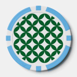 グリーン七宝ポーカーチップ ポーカーチップ