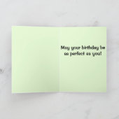 グリーン与えマンズバセットが誕生日 シーズンカード (内部)