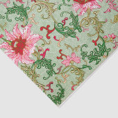 グリーン中国のフローラ切り離しティッシュペーパー 薄葉紙 (詳細)