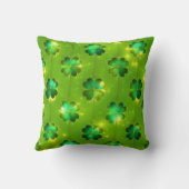 グリーン人気があるセントパトリックのデイクローバーコレクション クッション (裏面)