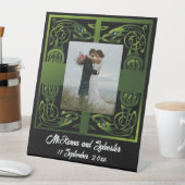 グリーン伝統的アイリッシュケルトデザイン 台座サイン (インサイチュ)