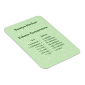 グリーン体積変換料理磁石 マグネット (右側)