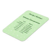 グリーン体積変換料理磁石 マグネット (左側)