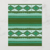 グリーン先住民紙シート (裏面)