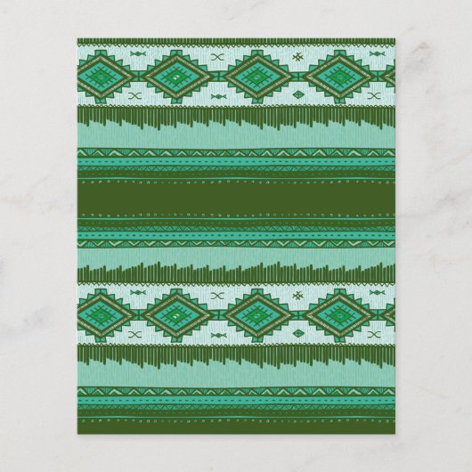 グリーン先住民紙シート (正面)