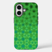 グリーン円形パターンフォンケース Case-Mate iPhoneケース (裏面)