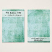 グリーン動揺してイヤリングホルダー表示カード (正面&裏面)