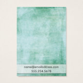 グリーン動揺してイヤリングホルダー表示カード (裏面)