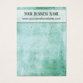 グリーン動揺してイヤリングホルダー表示カード (正面)