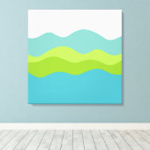 グリーン半島 キャンバスプリント (インサイチュ (ウッドフロア))