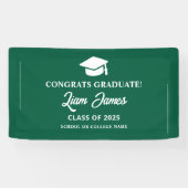 グリーン卒業おめでとうございます 横断幕 (横)