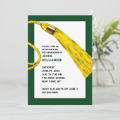 グリーン卒業パーティー招待状 招待状 (スタンド正面)