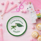 グリーン卒業パーティー紙プレート ペーパープレート (パーティー)