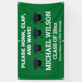 グリーン卒業祝い卒業パーティー 横断幕 (縦)