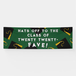 グリーン卒業2025 横断幕