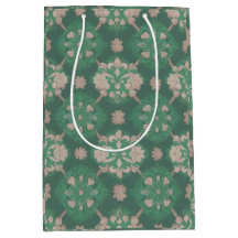 グリーン反復ビクトリアンスタイルデザイン